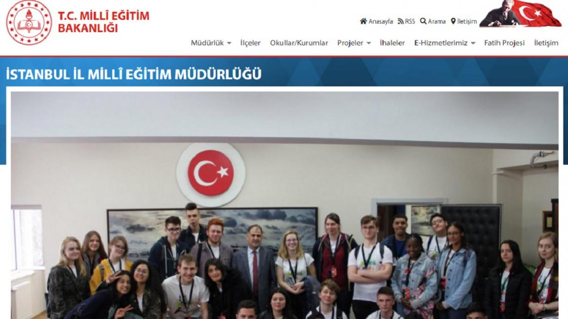  Erasmus+ projelerimiz başarılarıyla İstanbul il Milli Eğitim Websitesinde ! 
